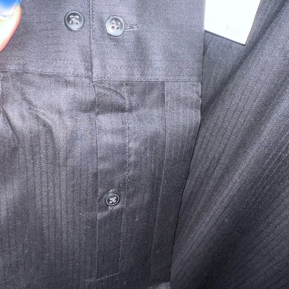 Calvin Klein Men’s Dress Shirt Bundle 3 Pack 16.5 34/35 L Stretch White Black - Picture 11 of 15